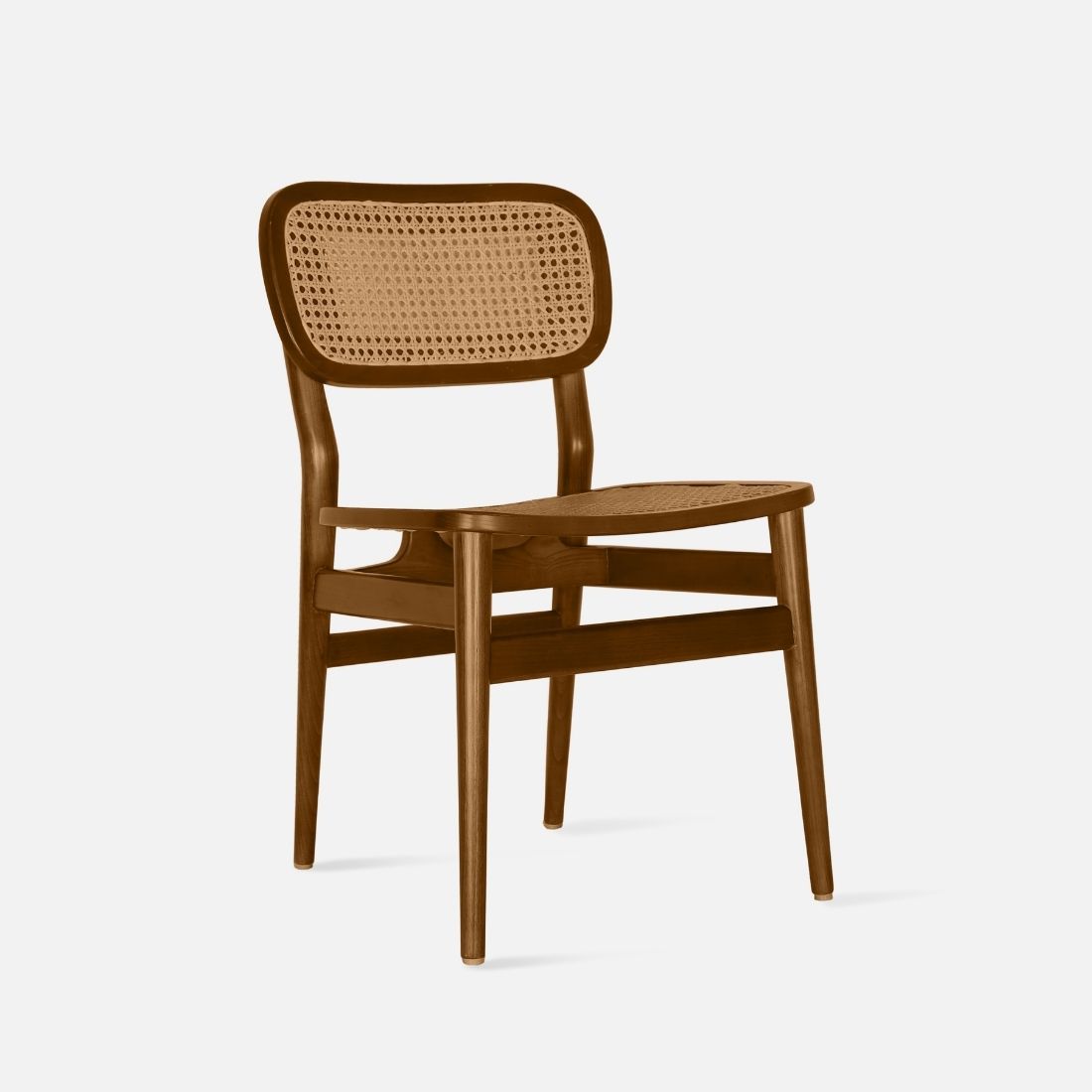 SEN Rattan Dining Chair, Teak [SALE]