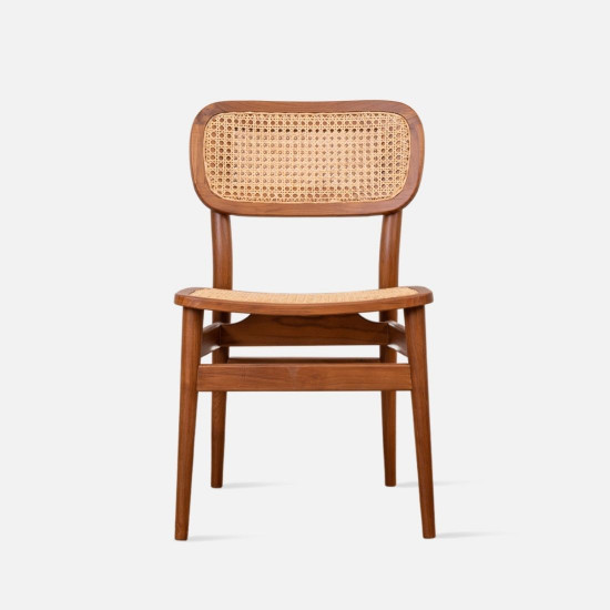 SEN Rattan Dining Chair, Teak [SALE]