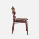 SEN Rattan Dining Chair, Walnut Brown