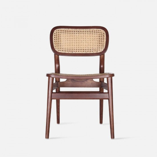 SEN Rattan Dining Chair, Walnut Brown