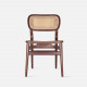 SEN Rattan Dining Chair, Walnut Brown