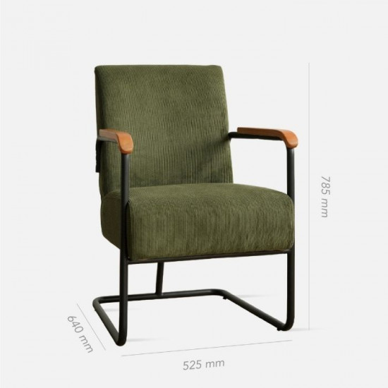 NADINE Corduroy Sofa V2, 1 seater NADINE Corduroy Sofa V2, 1 seater