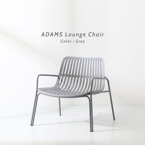 ADAMS Lounge Chair, Grey