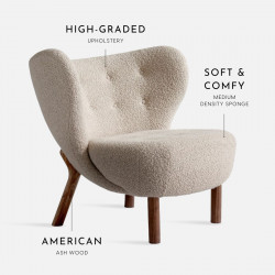 HARMO lounge chair, Cream [SALE]