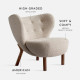 HARMO lounge chair, Cream [SALE]