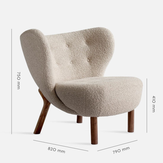 HARMO lounge chair, Cream