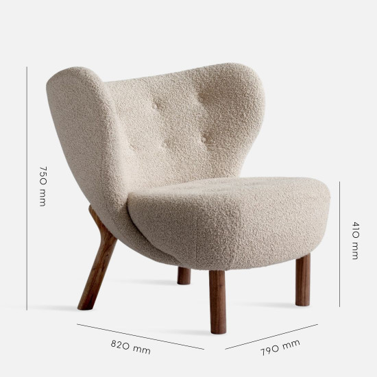 HARMO lounge chair, Cream [SALE]