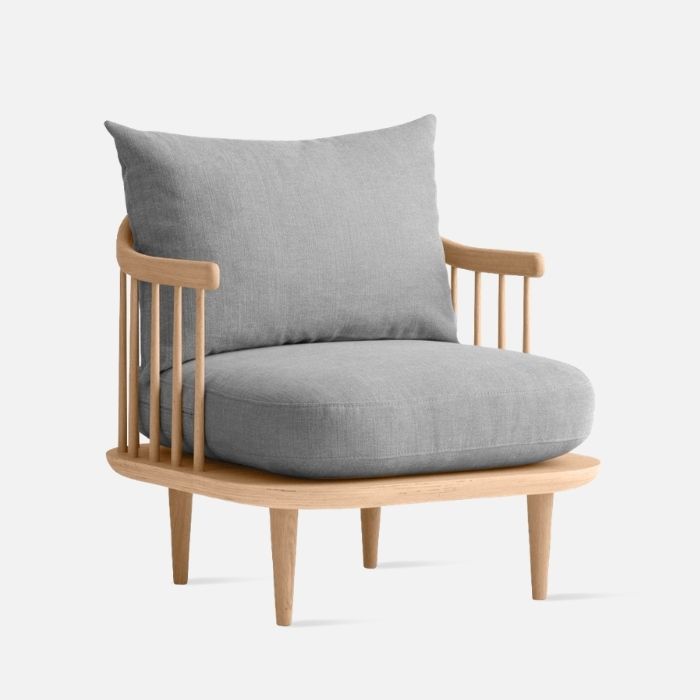 Willow Single Sofa, L89, Ash