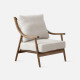 DOLCH Curve Single Sofa, Walnut DOLCH Curve Single Sofa, Walnut