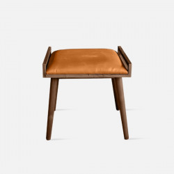 MOODBY Stool, Genuine Leather [SALE]
