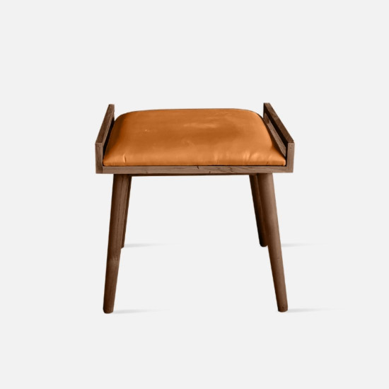 MOODBY Stool, Genuine Leather [SALE]