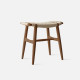 ANN Stool, Walnut Brown