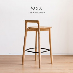 ONE Bar Stool, Walnut