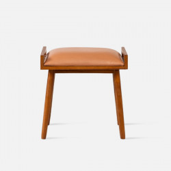 MOODBY Stool, Genuine Leather [SALE]