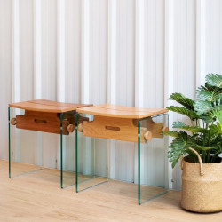 G Wood Stool