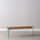 G Wood Bench, Ash [Display]