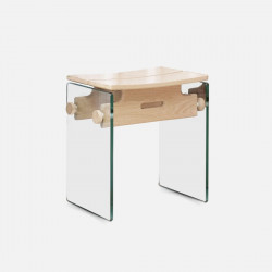 G Wood Stool, Ash [Display x2]