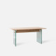 G Wood Dining Table, Ash, L160 [Display]
