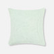 Moss Stitch Cushion － Pastel Mint