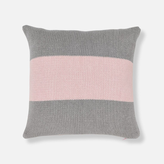 Big Stripe Cushion － Pastel Pink