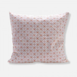 Geo origami pillow-M Orange [SALE] [Stock x1]