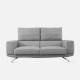 Aston Recliner Sofa, 210, Grey (with ottoman) [In-Stock x2]