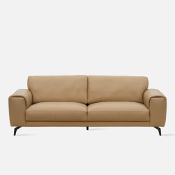 BELLA Leather Sofa, L194, G3 Beige 342, half leather