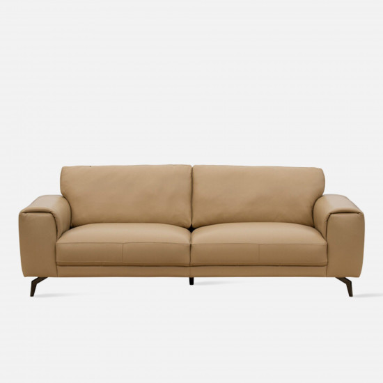 BELLA Leather Sofa, L194, G3 Beige 342, half leather