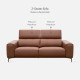 HILLS Sofa, L190, G3 HC342