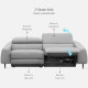 MARKUS Motion Sofa, L210, 342 brown (G3)  [Ex-Display]