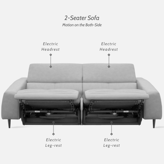 MARKUS Motion Sofa, L210, 342 brown (G3)  [Ex-Display]