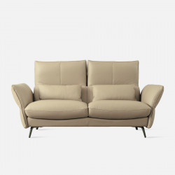Boston Recliner Sofa, L178, Semi Aniline Leather, G25 (half leather) 