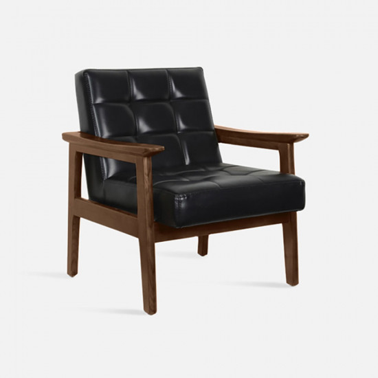 50's Armchair, L65, Walnut
