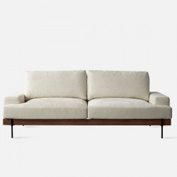 Nadine Frame Sofa, Walnut, L180-L238