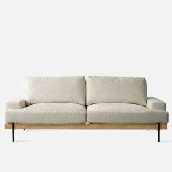 Nadine Frame Sofa, Oak, L180-L238