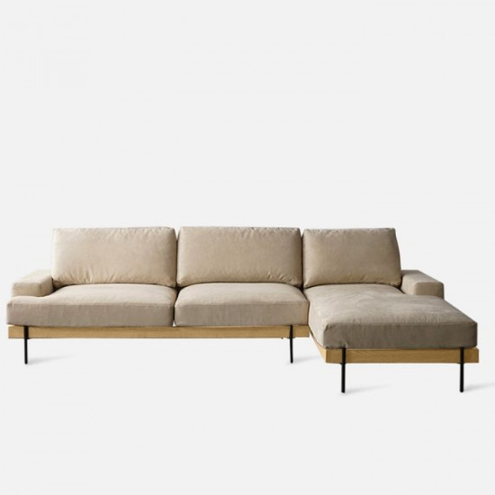 Nadine Frame Sofa, Oak Frame, L-SHAPE [SALE]