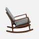 DOLCH Rocking Chair, Dark Walnut DOLCH Rocking Chair, Dark Walnut
