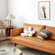 Nadine Leather Sofa, L180-L238, Dark Brown Nadine Leather Sofa, L180-L238, Dark Brown