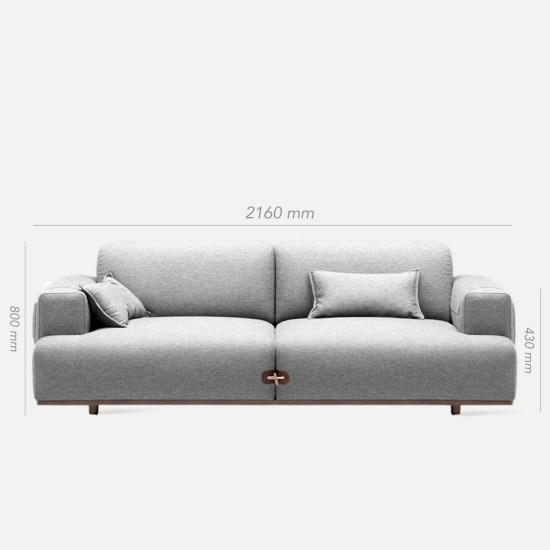 INDAH 2 Seater-Sofa L216