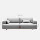 INDAH 2 Seater-Sofa L216 INDAH 2 Seater-Sofa L216