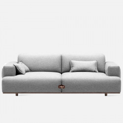[Display] INDAH 2 Seater-Sofa, Walnut