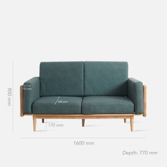 DOLCH Rattan Sofa, L160 [SALE] 