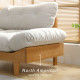 Cloud Sofa, L110 one seater, Oak