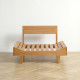 Cloud Sofa, L110 one seater, Walnut/Cherrywood