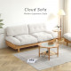 Cloud Sofa, L180, Walnut/Cherrywood [SALE]