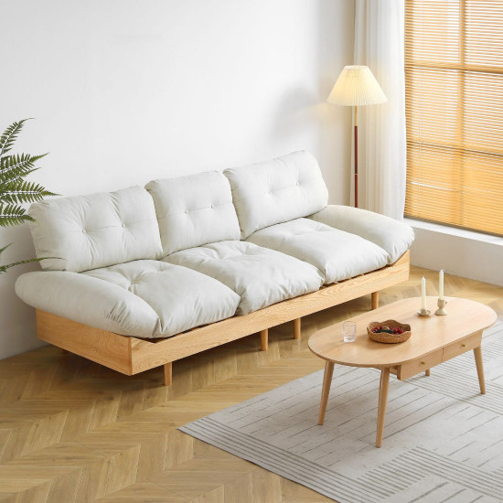 Cloud Sofa, L240-L300, Oak