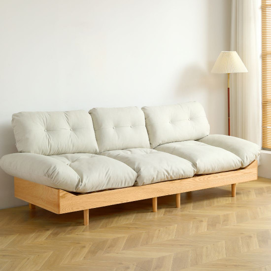 Cloud Sofa, L240-L300, Walnut/Cherrywood