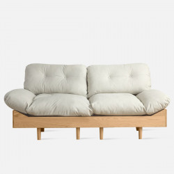 Cloud Sofa, L180, Oak with ottoman [Display] 