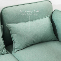 ADAMS Single Sofa, Light Grey