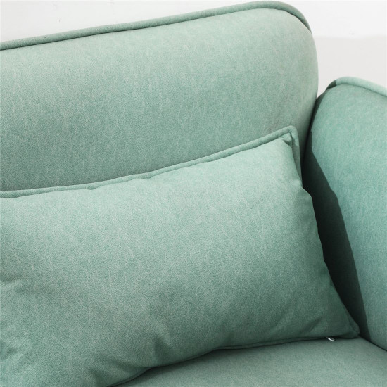 ADAMS Single Sofa, Dark Green